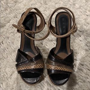 Marni Snake skin heels